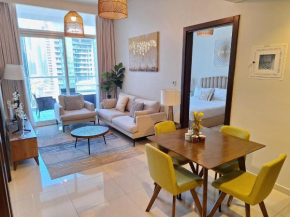 Burj Khalifa View! Modern 2BR in Dubai's Business Bay